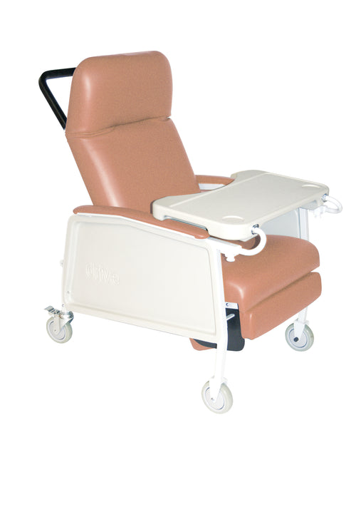 Drive Medical D574EW-R 3 Position Heavy Duty Bariatric Geri Chair Recliner, Rosewood